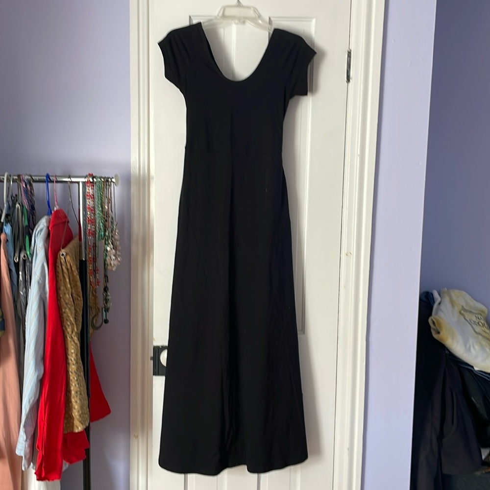 Pact black dress